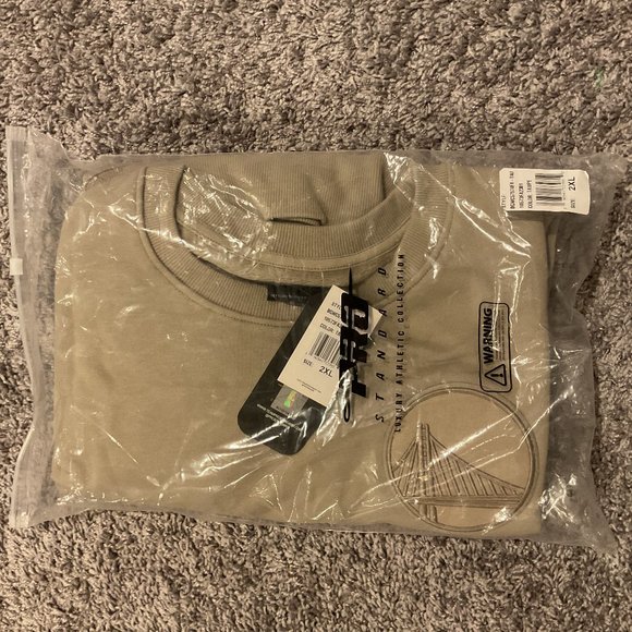 Women's Golden State Warriors Fleece Taupe Pullover - 2XL - BRAND NEW! - Picture 2 of 8